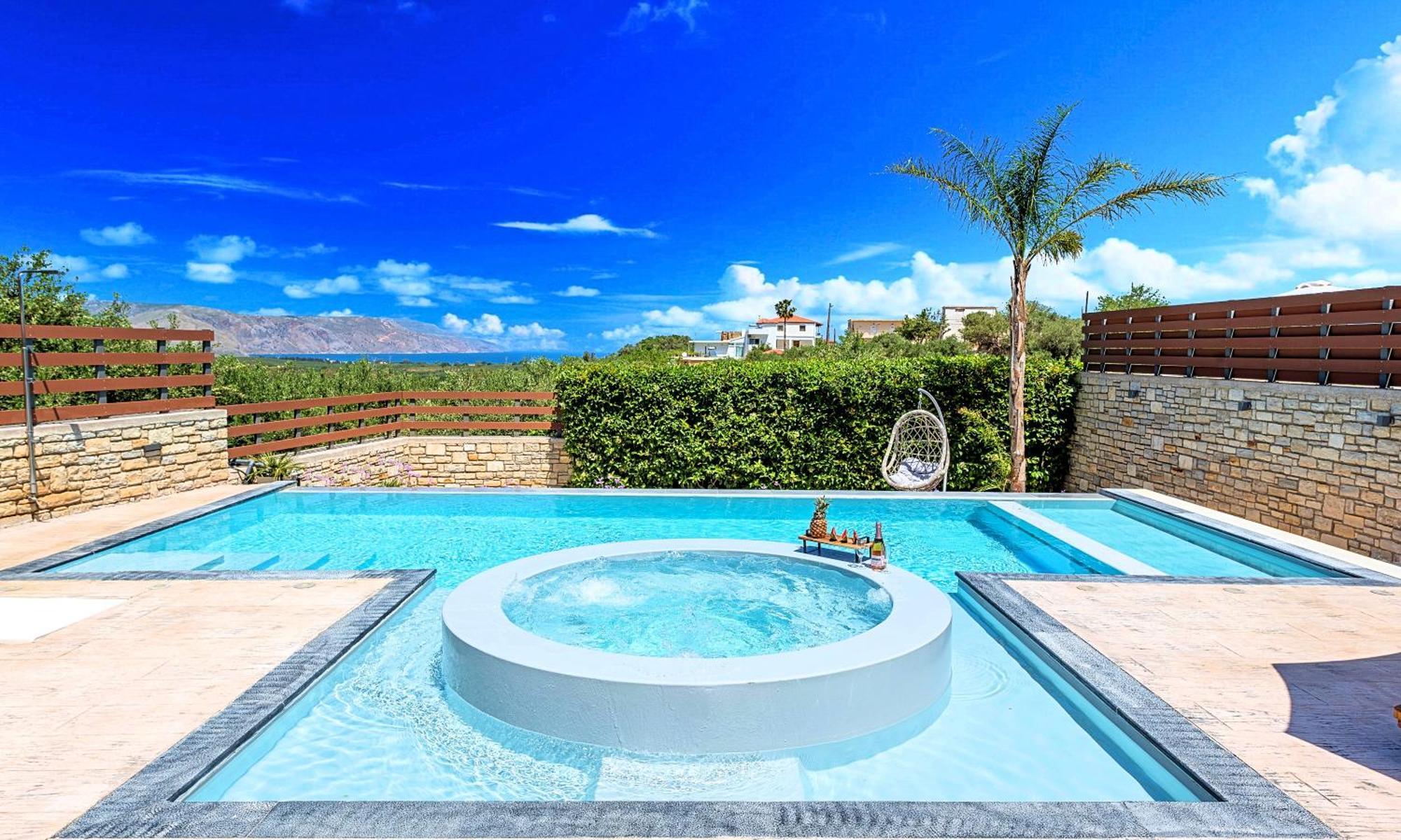 Minoas Villas Heated Pool Kournás Exterior foto